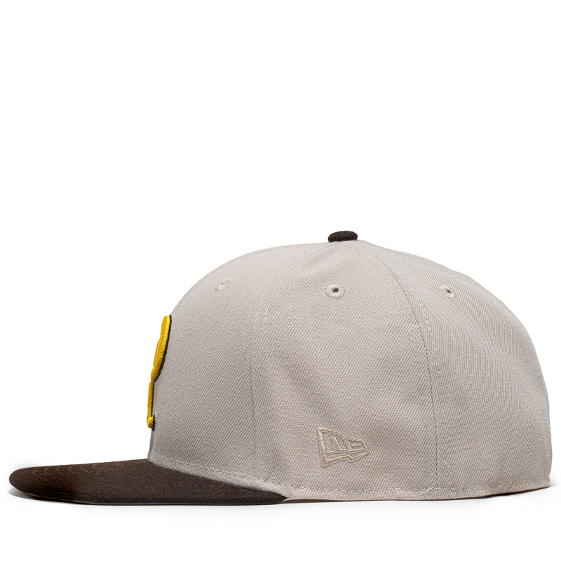 Politics x New Era 59FIFTY Fitted Hat - Cement/Chocolate