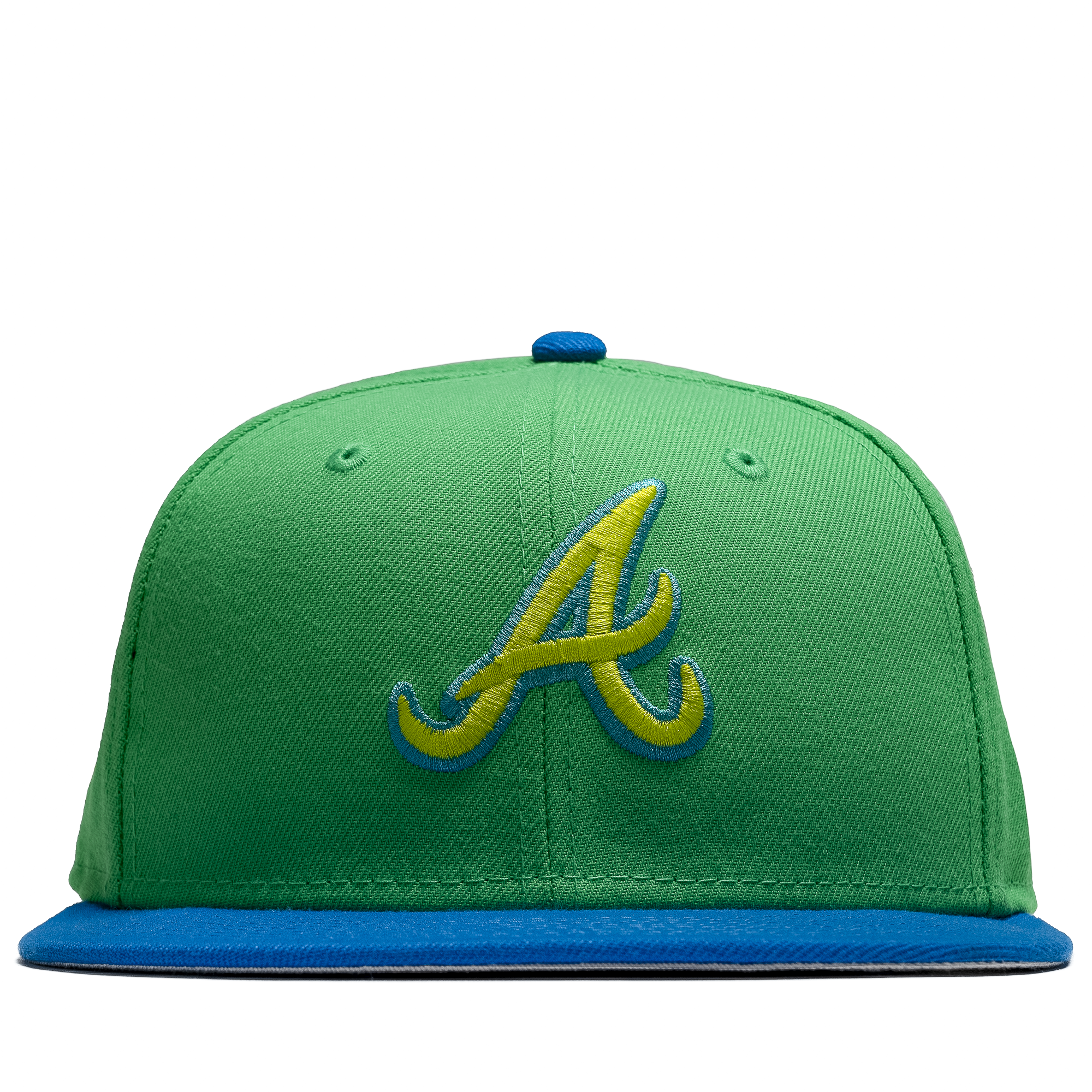 New Era x Politics Atlanta Braves 59FIFTY Fitted Hat - Island Green/Aqua