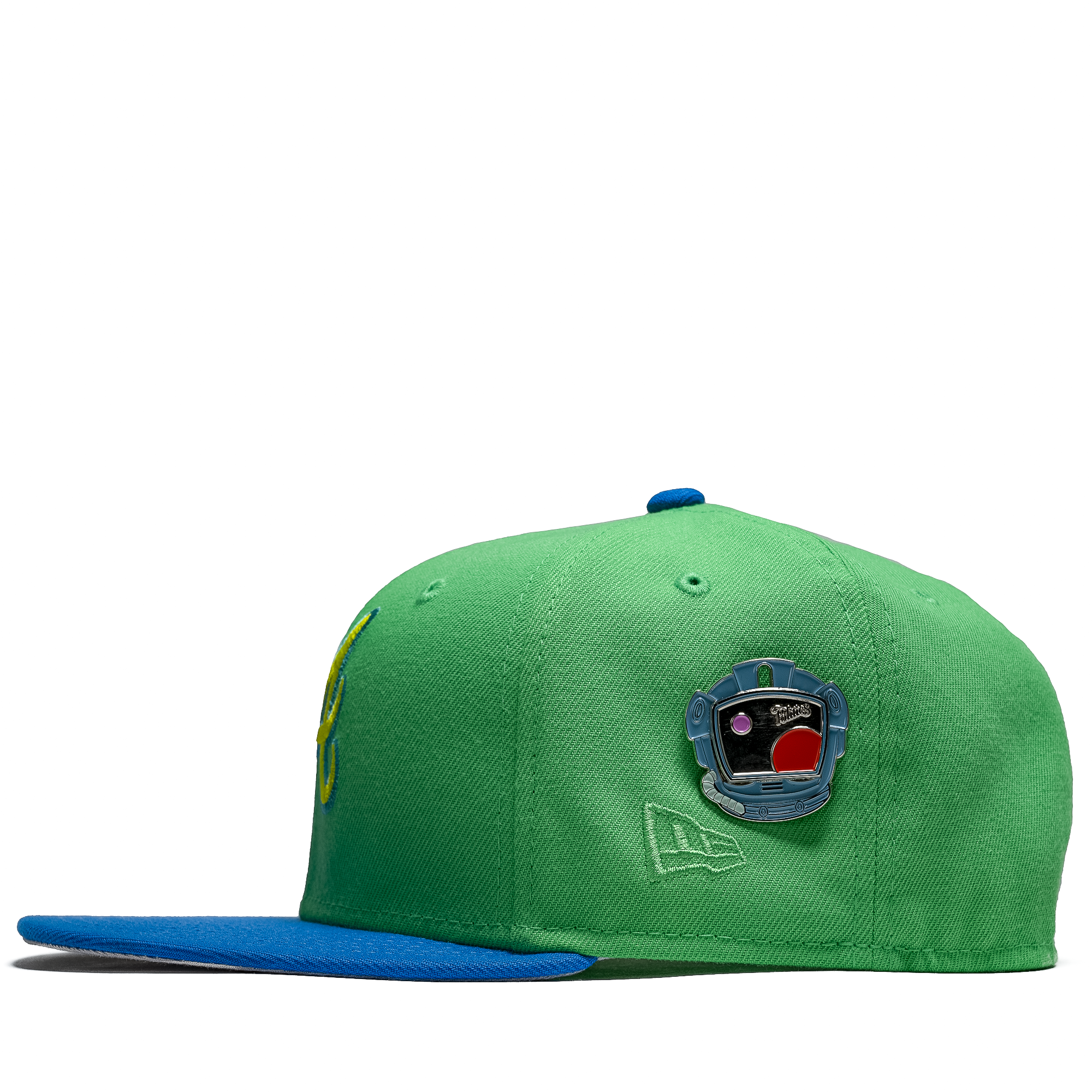 New Era x Politics Atlanta Braves 59FIFTY Fitted Hat - Island Green/Aqua