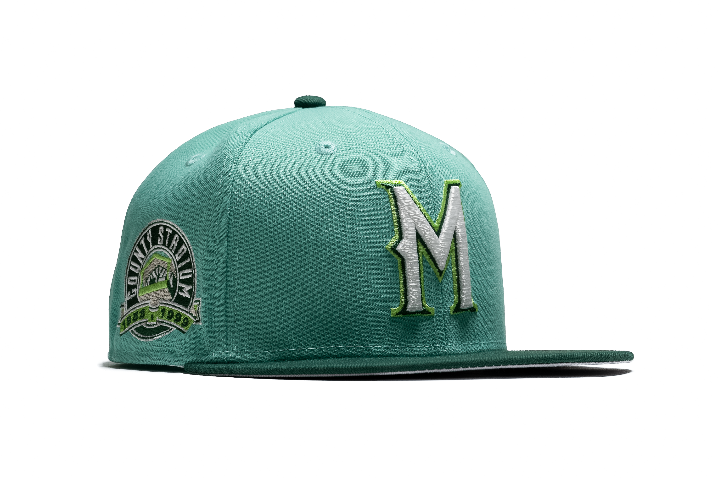 New Era x Politics Milwaukee Brewers 59FIFTY Fitted Hat - Mint/Green