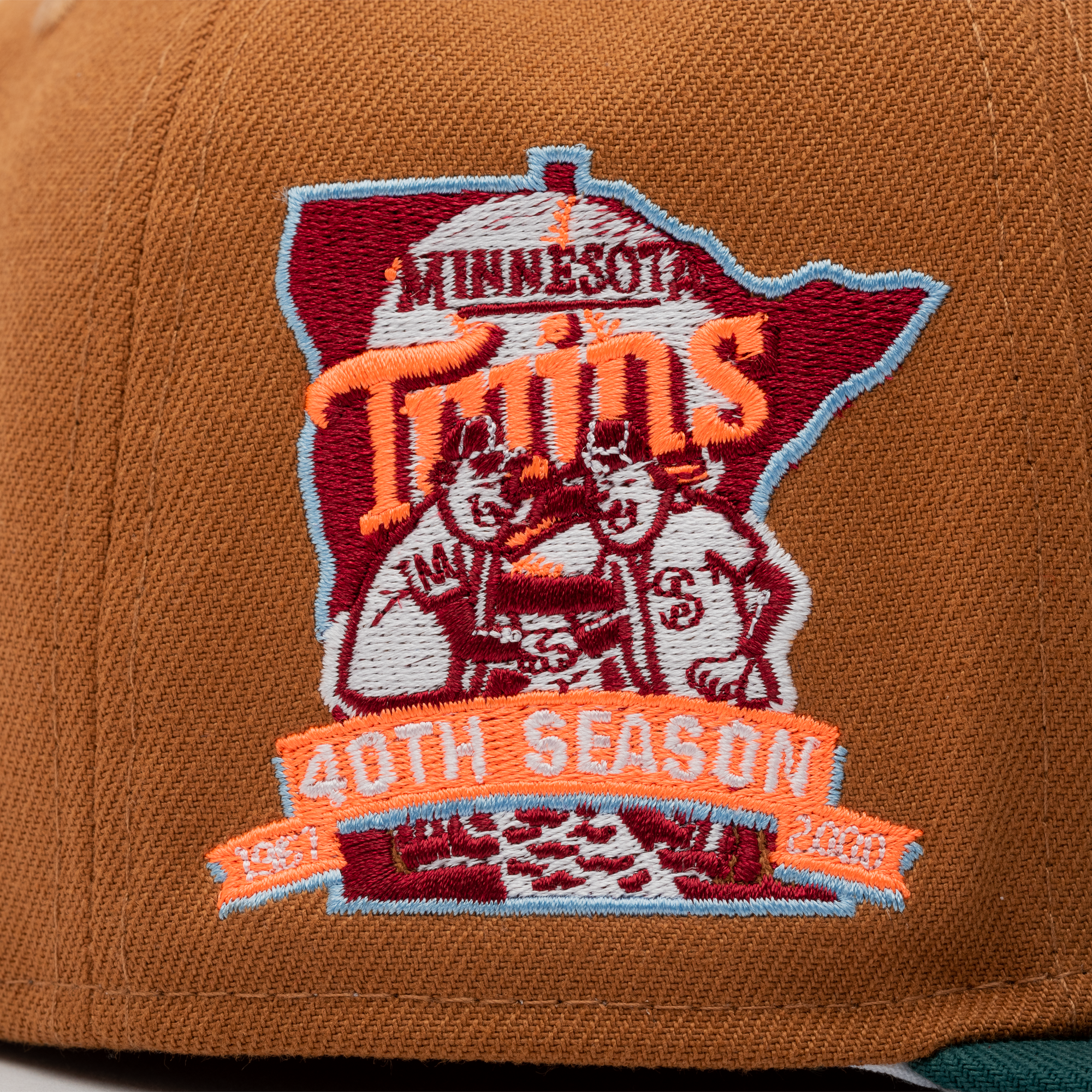 New Era x Politics Minnesota Twins 59FIFTY Fitted Hat - Wheat/Pine