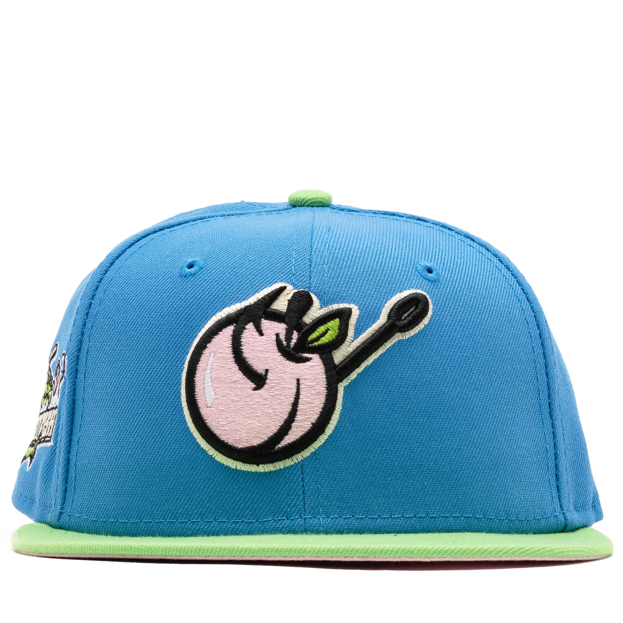 New Era x Politics Columbus Catfish 59FIFTY - Air Force Blue/Lime Green