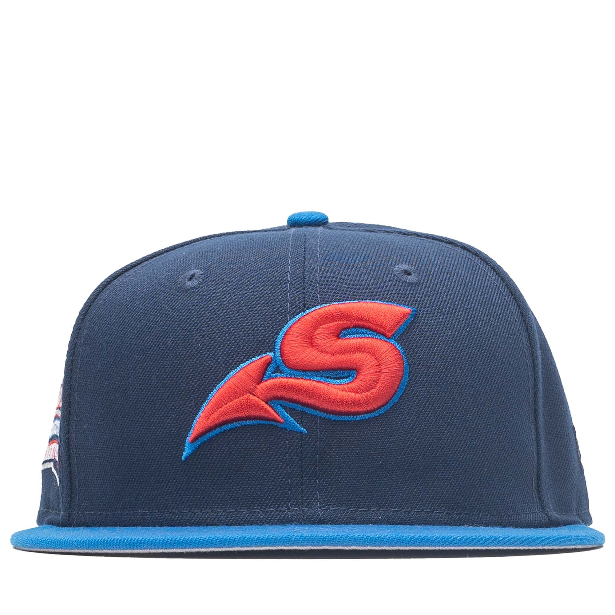 New Era x Politics Shreveport Swamp Dragons 59FIFTY Fitted Cap - Oceanside Blue