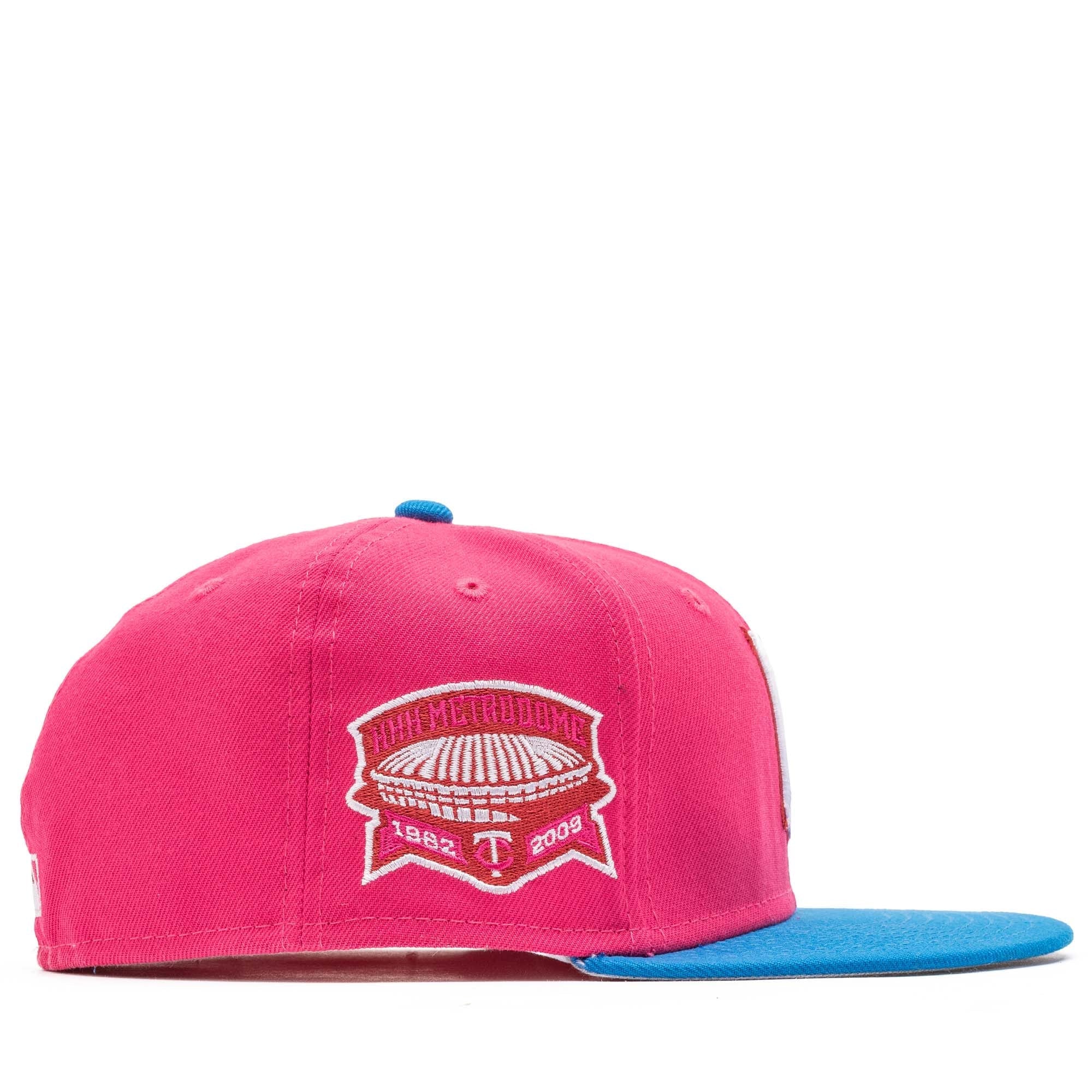 New Era x Politics Minnesota Twins 59FIFTY Fitted Hat - Beetroot/Southwest Blue