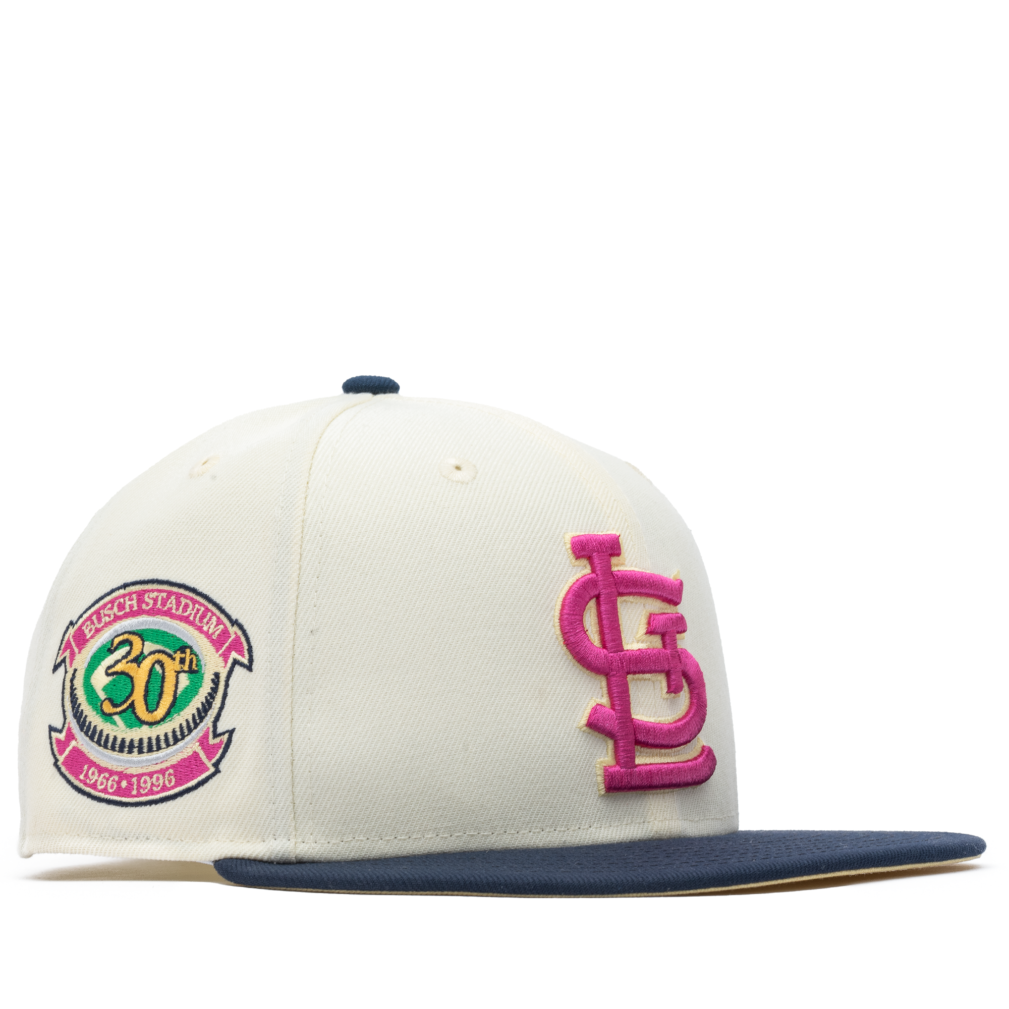 New Era x Politics St. Louis Cardinals 59FIFTY Fitted Hat - Creme/Navy