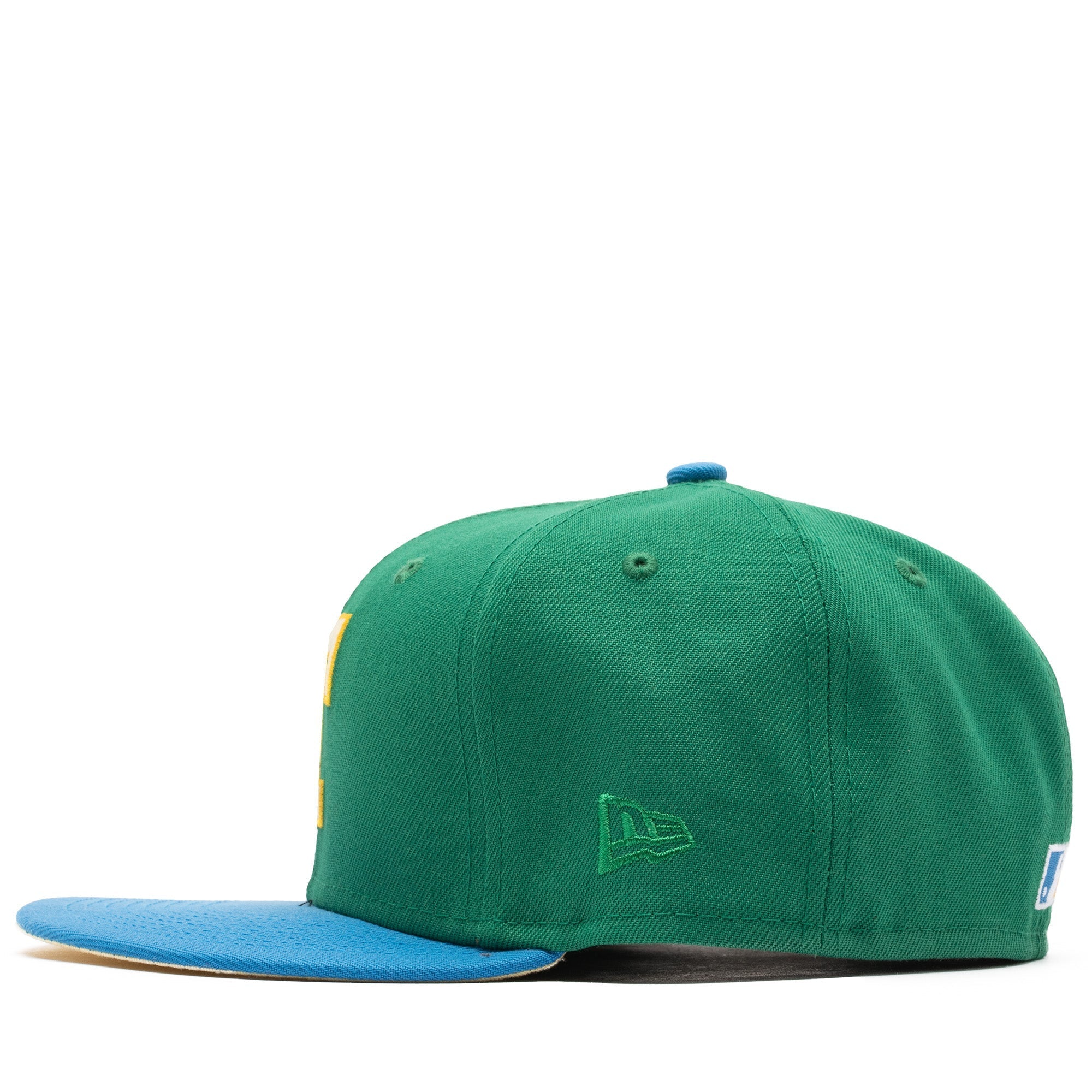 New Era x Politics Texas Rangers 59FIFTY Fitted Hat - Botanical Green/Air Force Blue