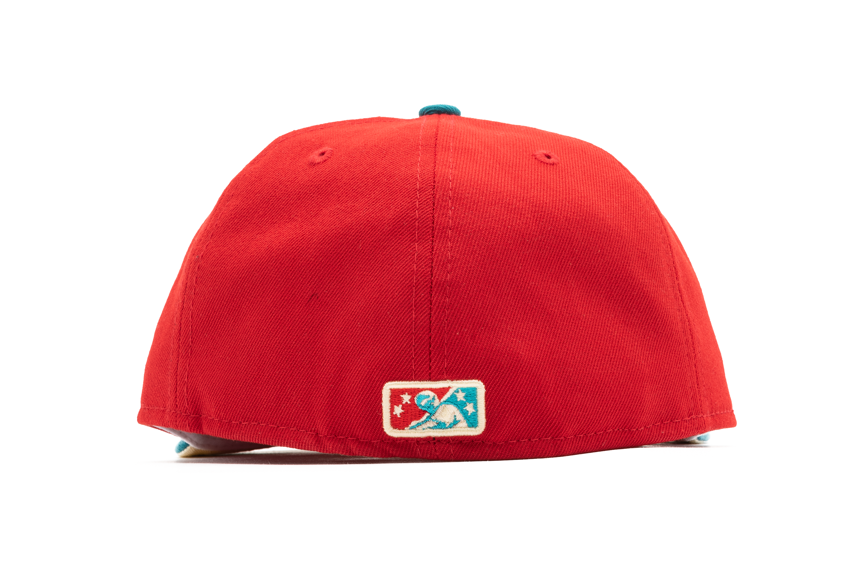 New Era x Politics Queens Kings 59FIFTY Fitted Hat - Bright Red/Aqua