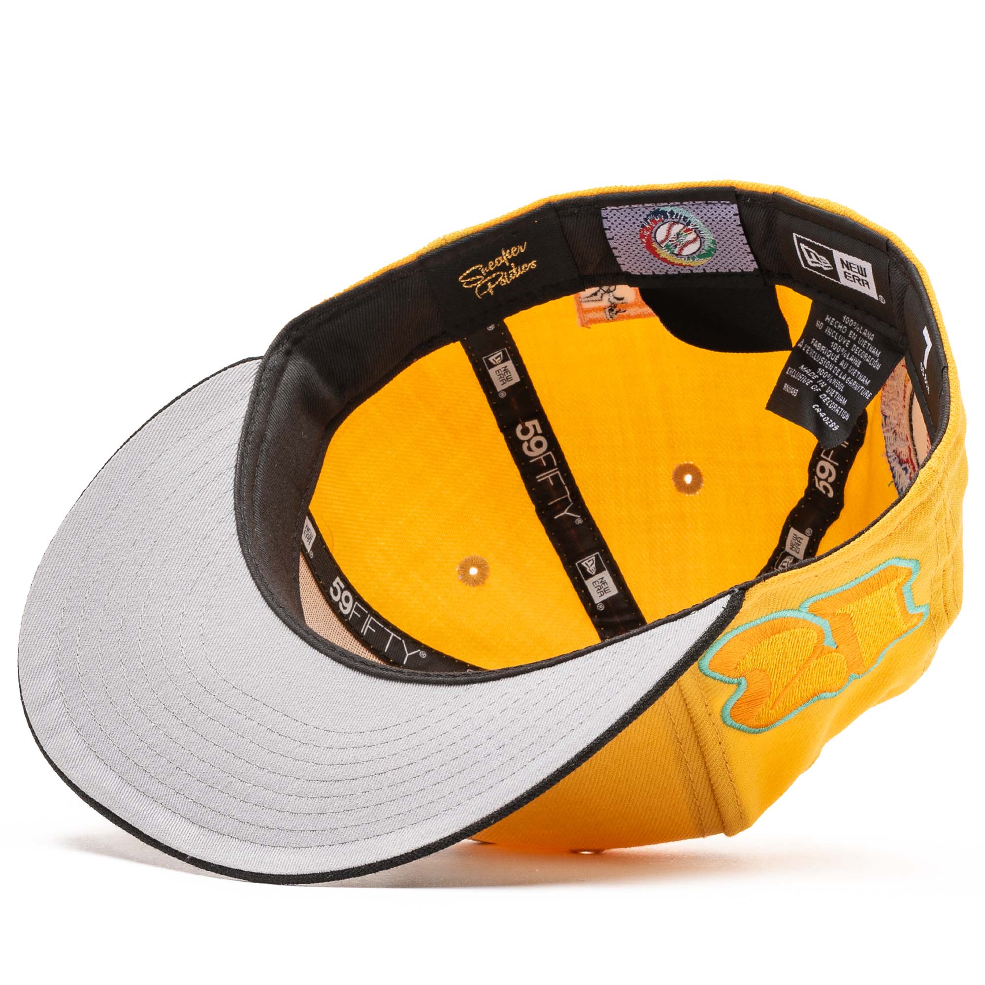 Politics x New Era Ellis D 59FIFTY Fitted Hat - Yellow/Black