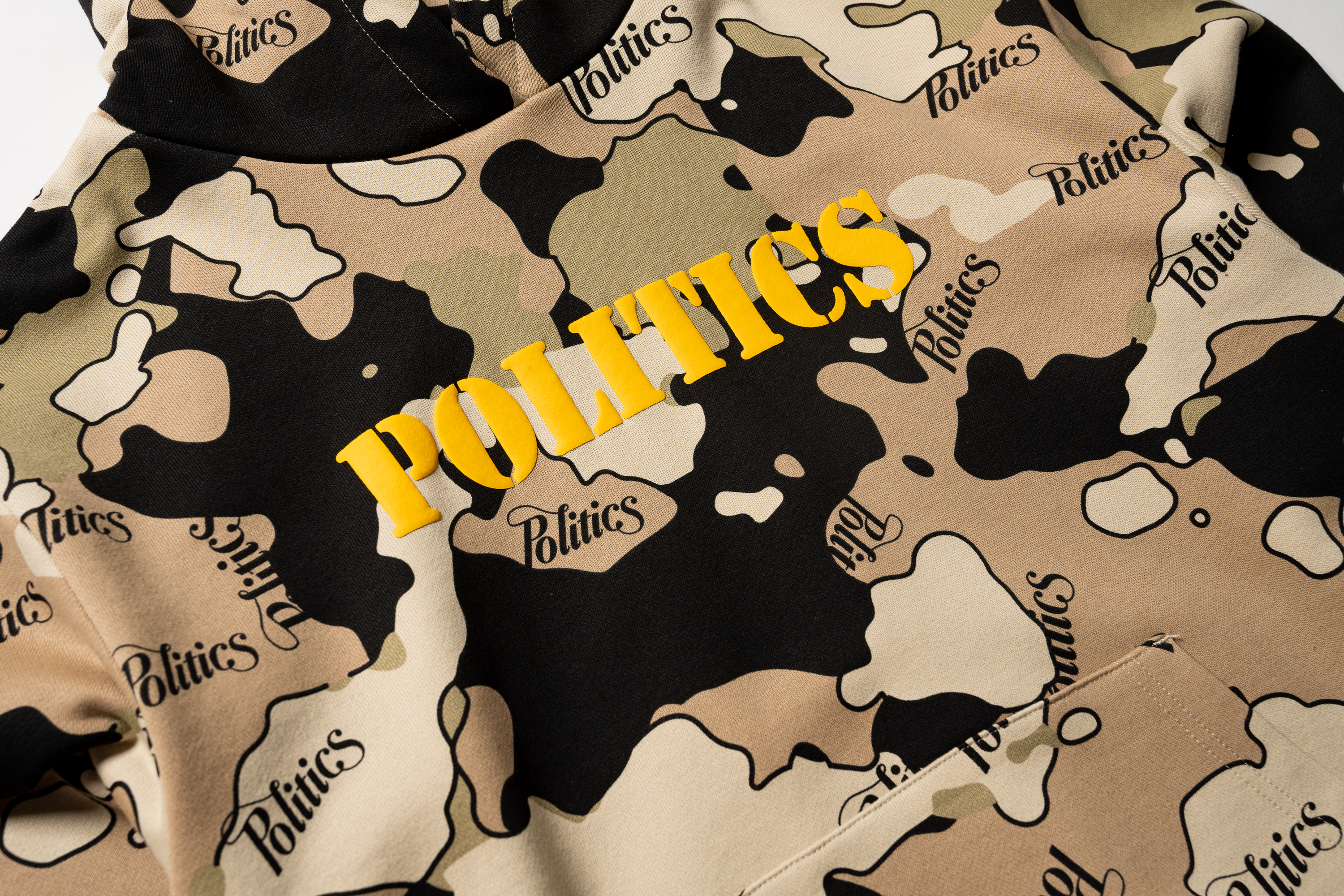 Politics Beret Hoodie - Camo