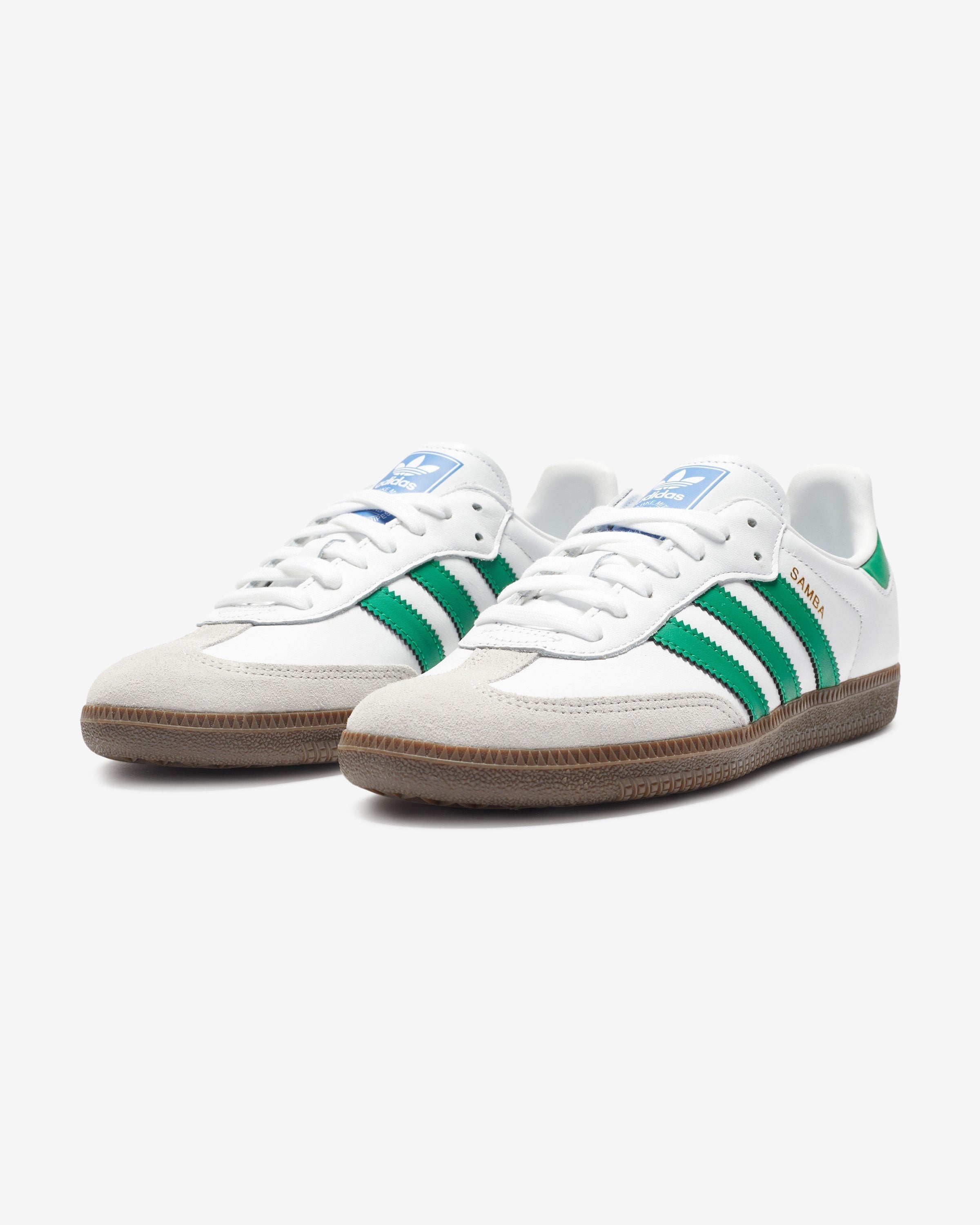 ADIDAS SAMBA OG - FTWWHT/ GREEN/ SUPCOL