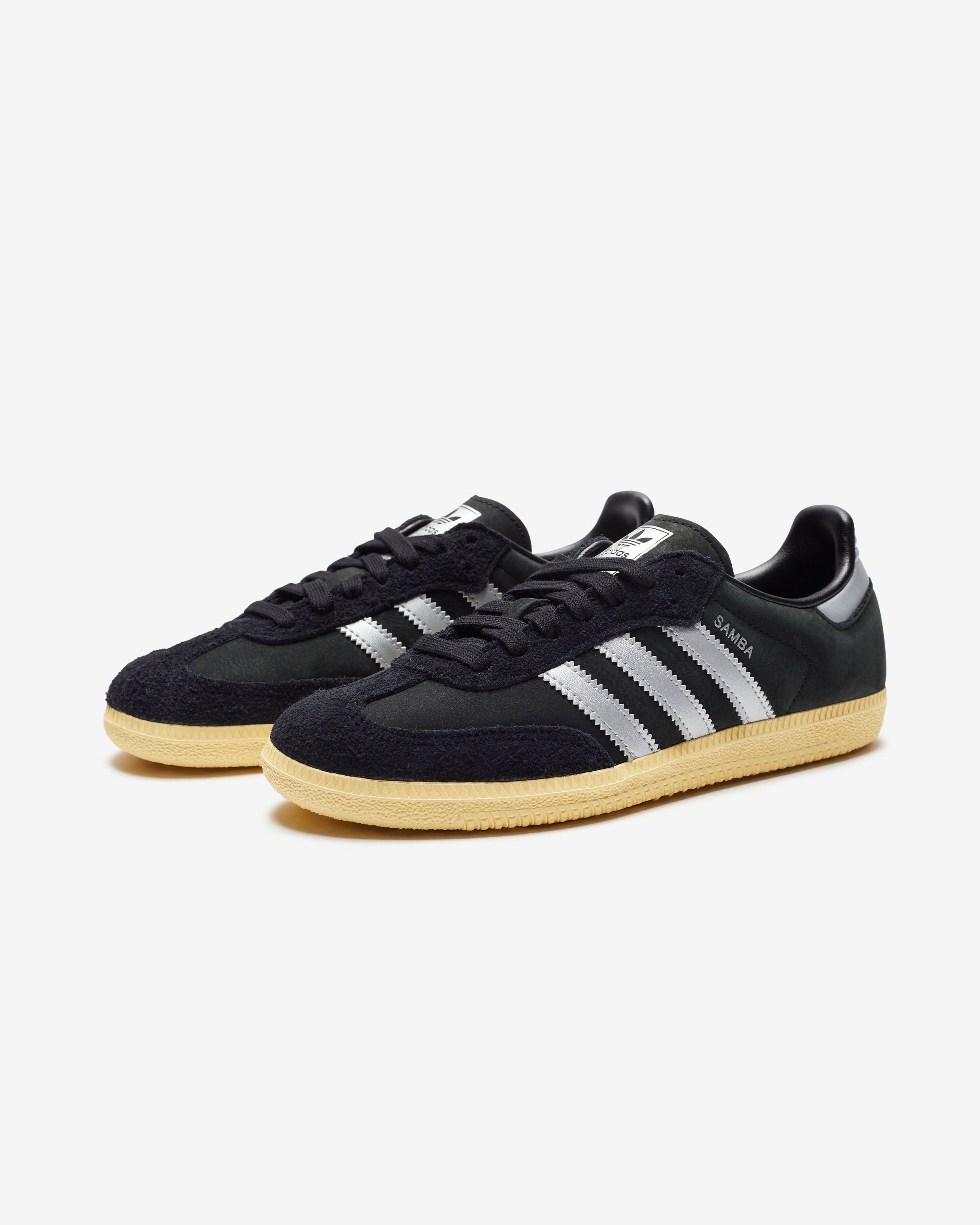 ADIDAS WOMEN'S SAMBA OG - CBLACK/ MSILV