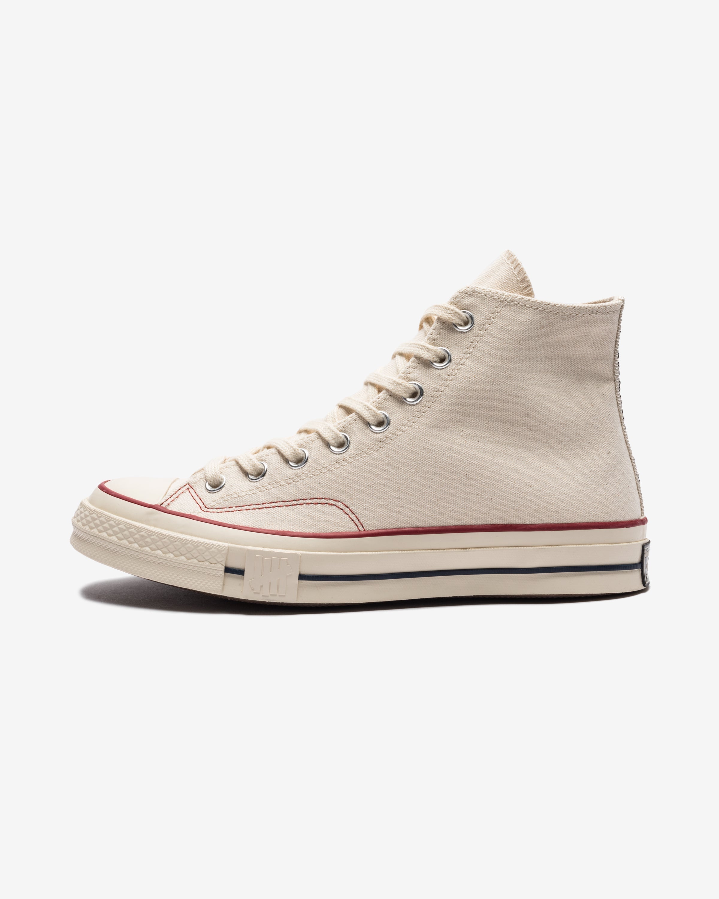 CONVERSE X UNDEFEATED CHUCK 70 HI - NATURAL/ FIERYRED