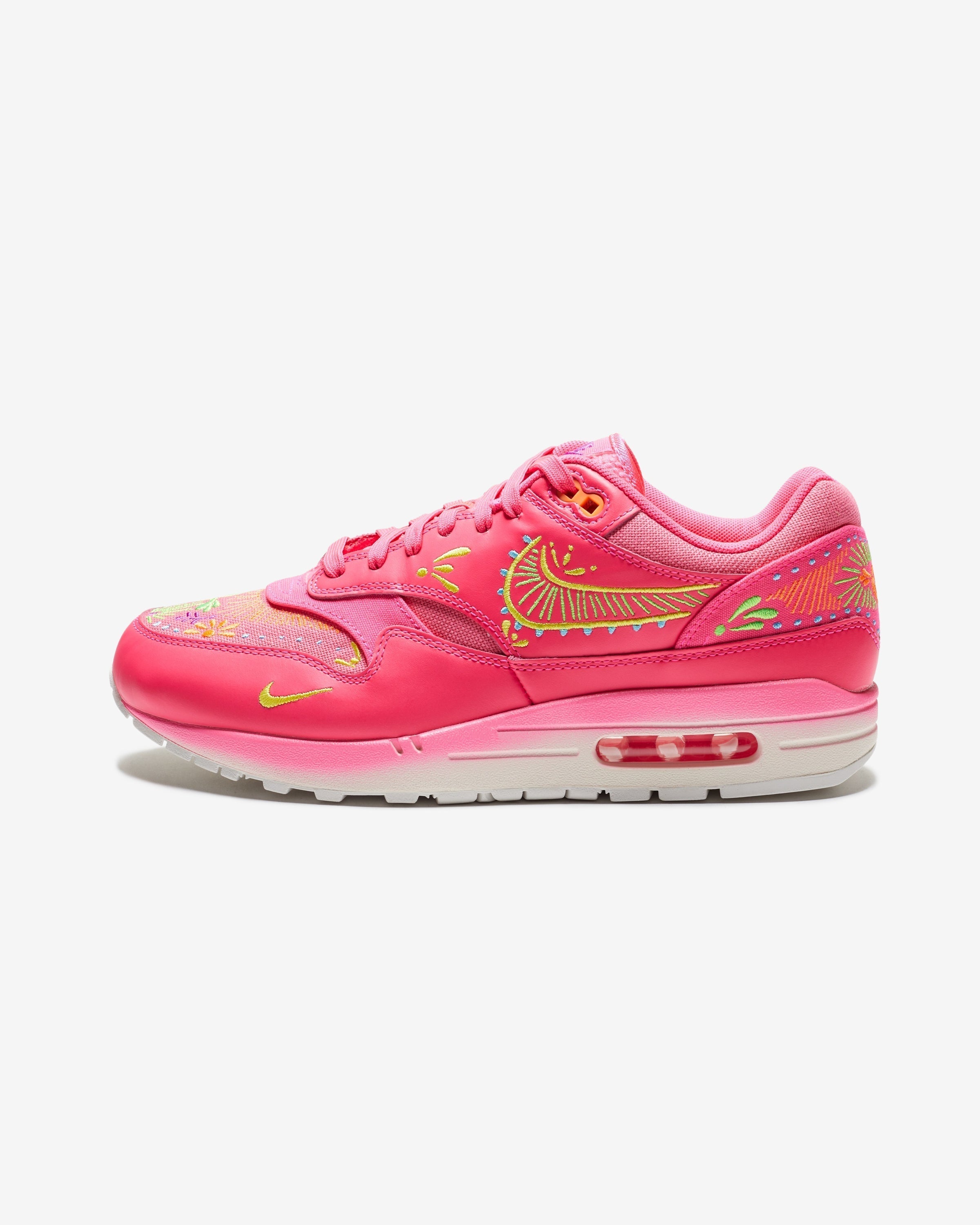 NIKE AIR MAX 1 PRM - HYPERPINK/ SAIL/ OPTIYELLOW