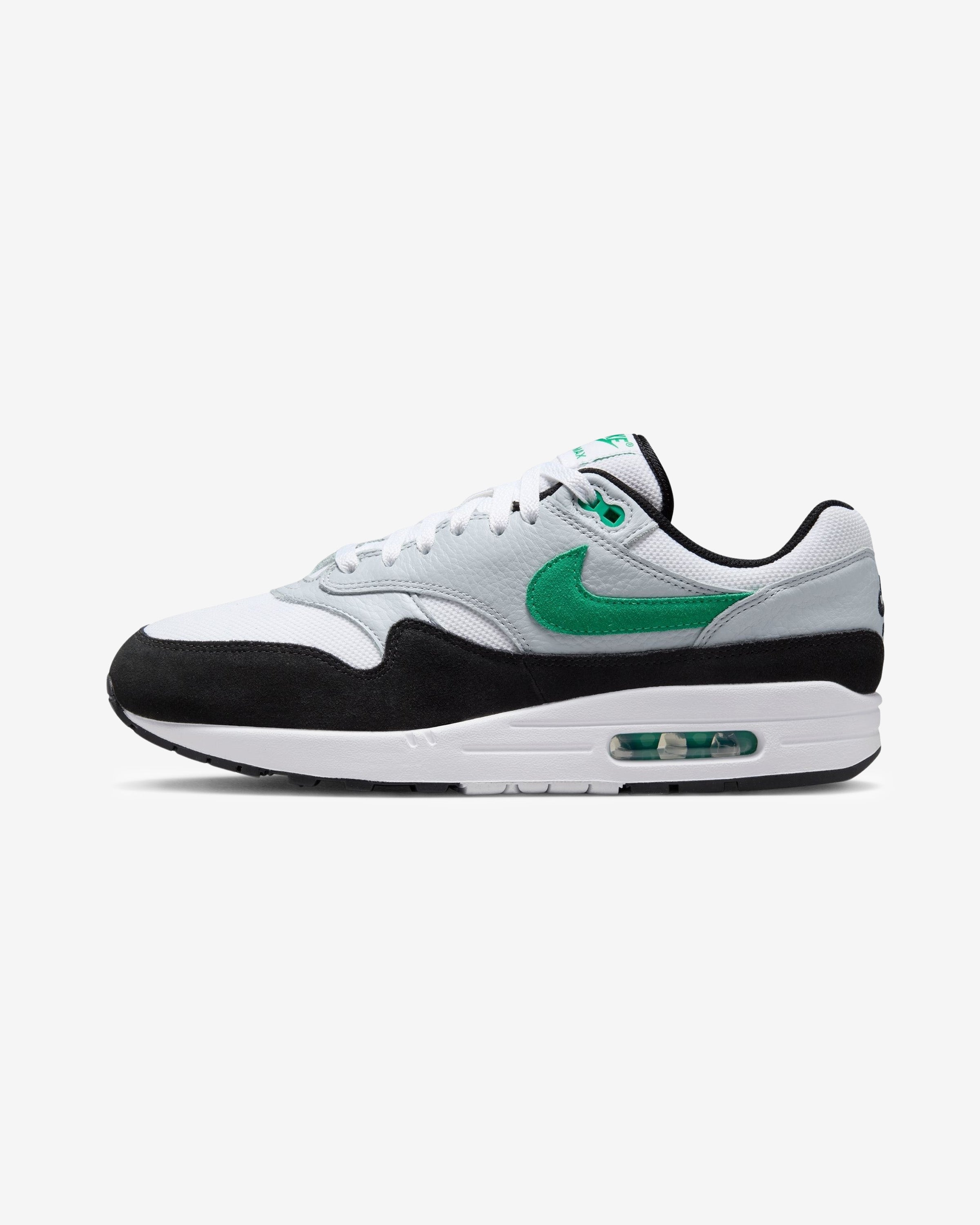 NIKE AIR MAX 1 - WHITE/ STADIUMGREEN/ PUREPLATINUM/ BLACK