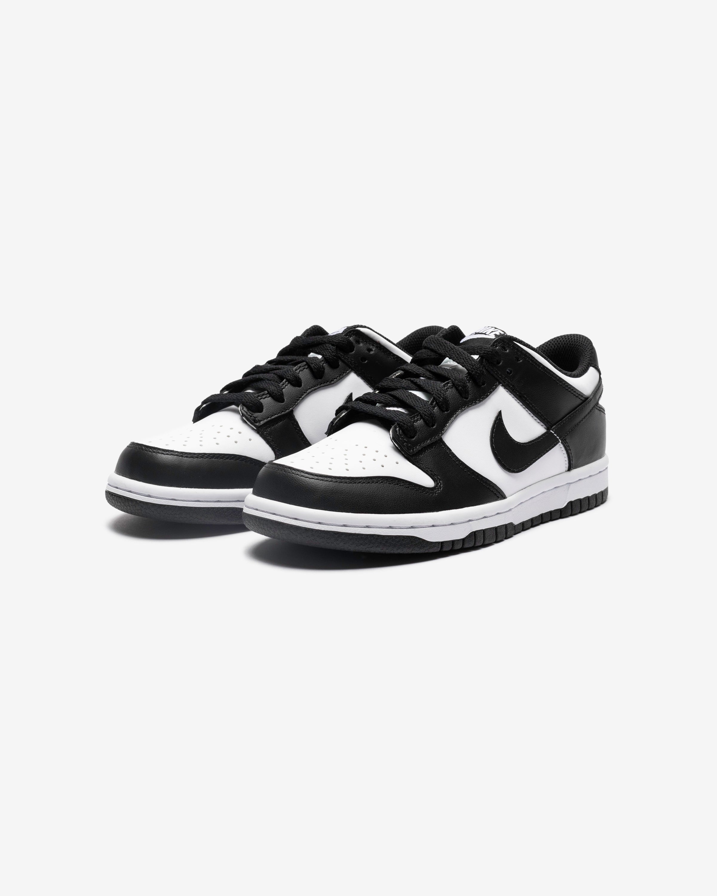 NIKE GS DUNK LOW - WHITE/ BLACK