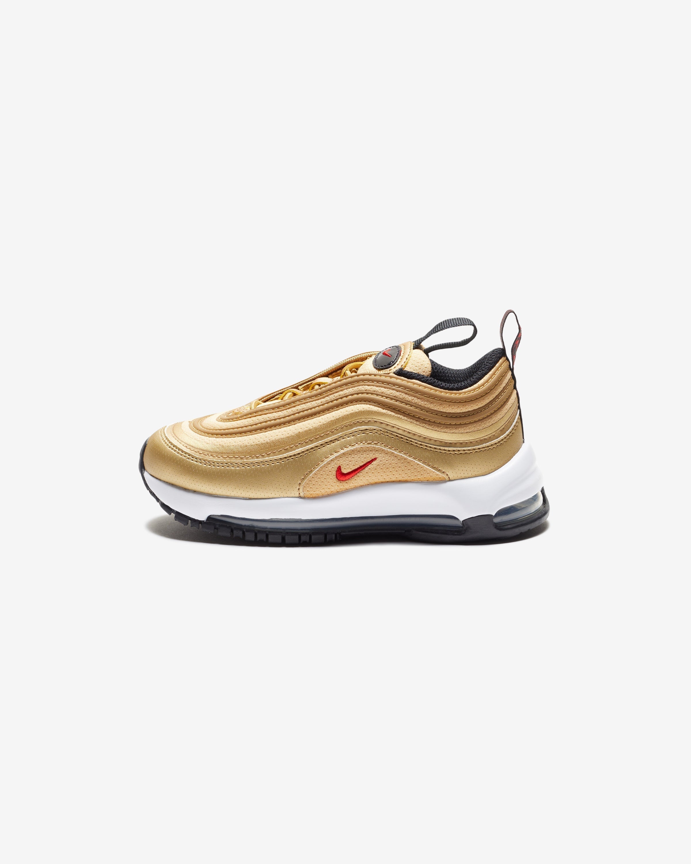 NIKE PS AIR MAX 97 - METALLICGOLD/ UNIVERSITYRED/ BLACK/ WHITE