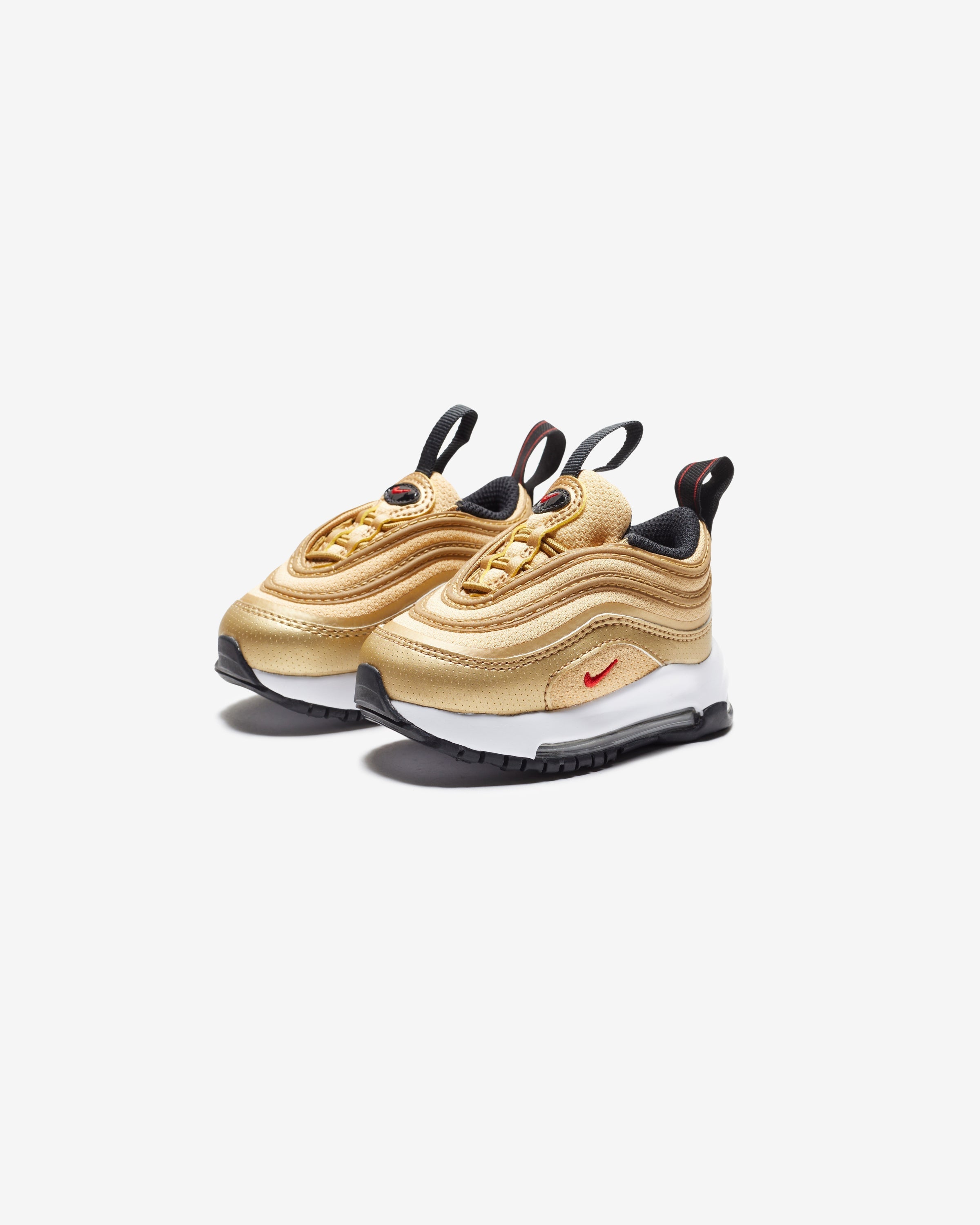 NIKE TD AIR MAX 97 - METALLICGOLD/ UNIVERSITYRED/ BLACK/ WHITE