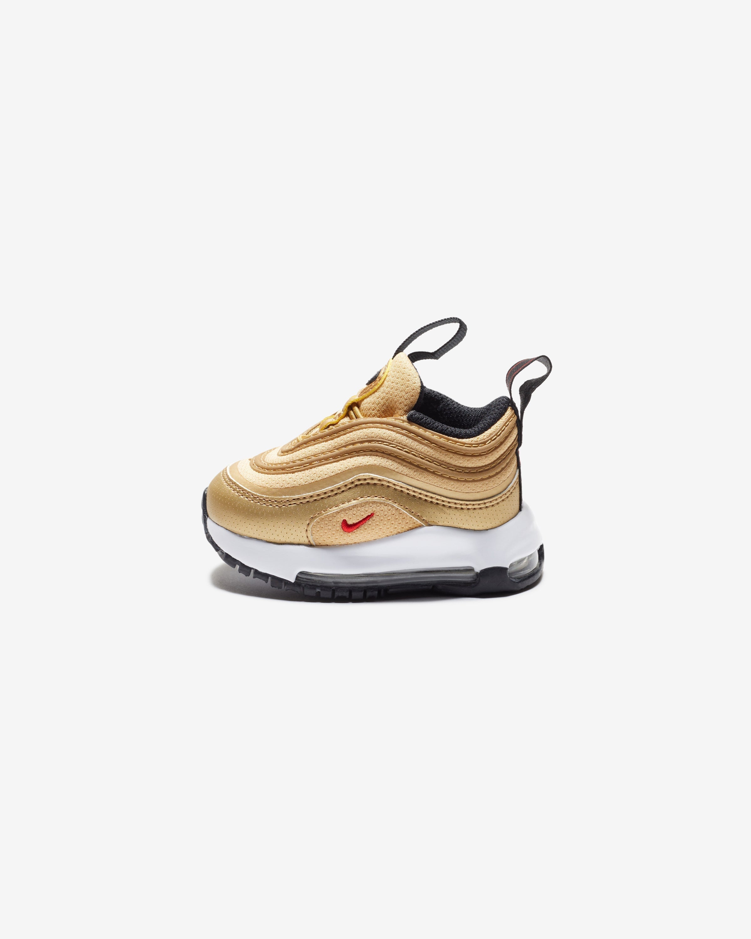 NIKE TD AIR MAX 97 - METALLICGOLD/ UNIVERSITYRED/ BLACK/ WHITE