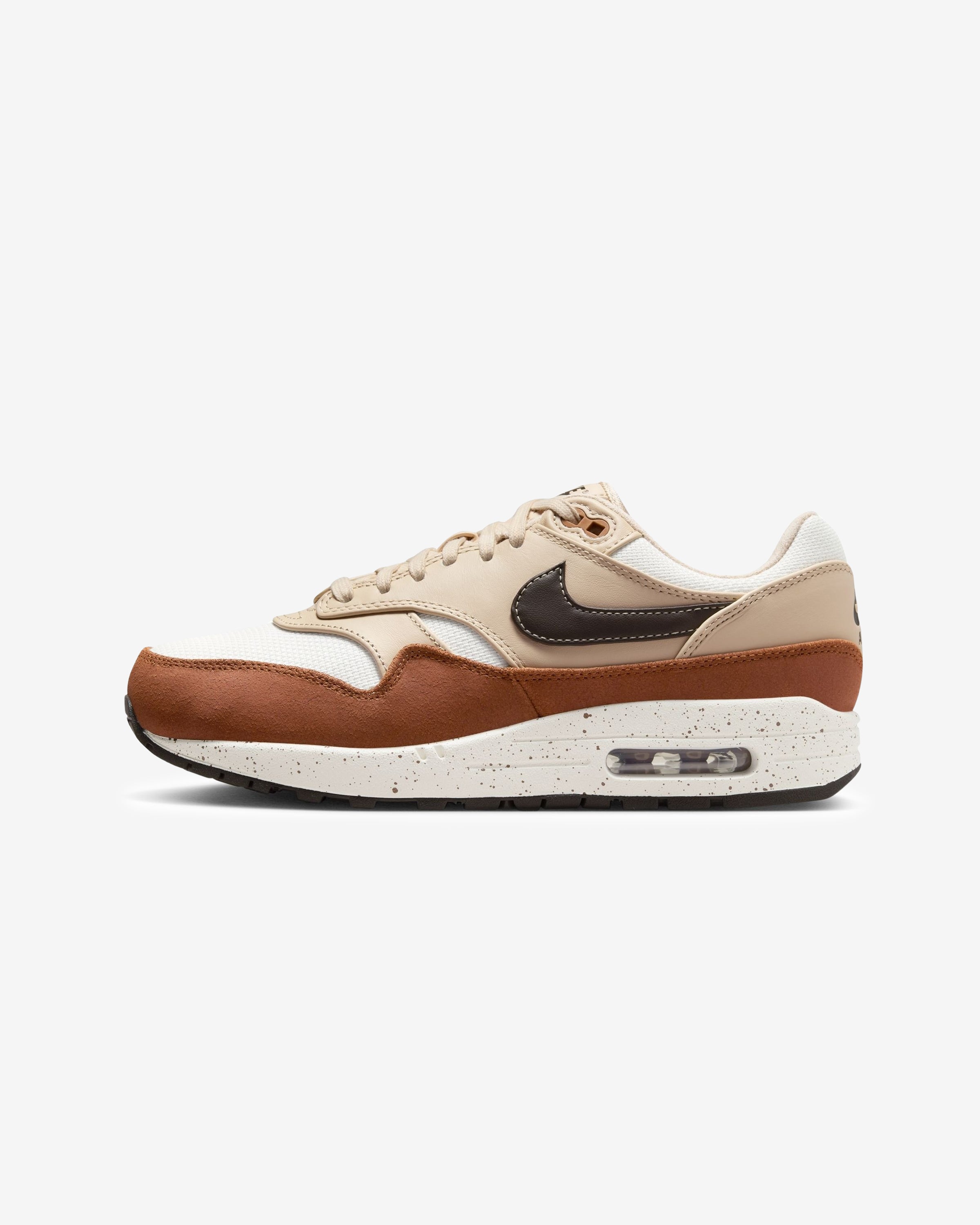 NIKE WOMEN'S AIR MAX 1 '87 - VELVETBROWN/ SANDDRIFT/ SAIL