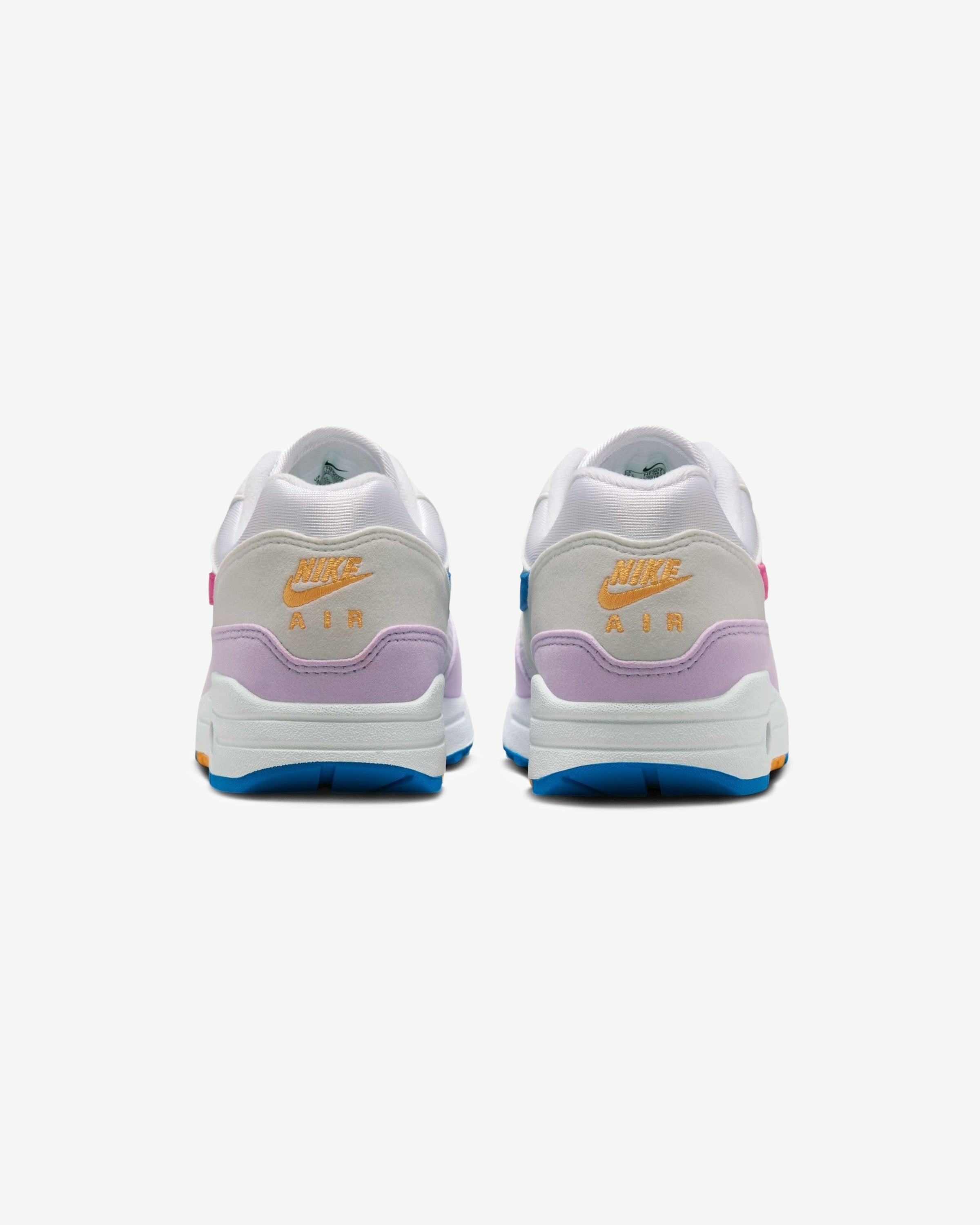 NIKE WOMEN'S AIR MAX '87 - WHITE/ ALCHEMYPINK/ PHOTOBLUE