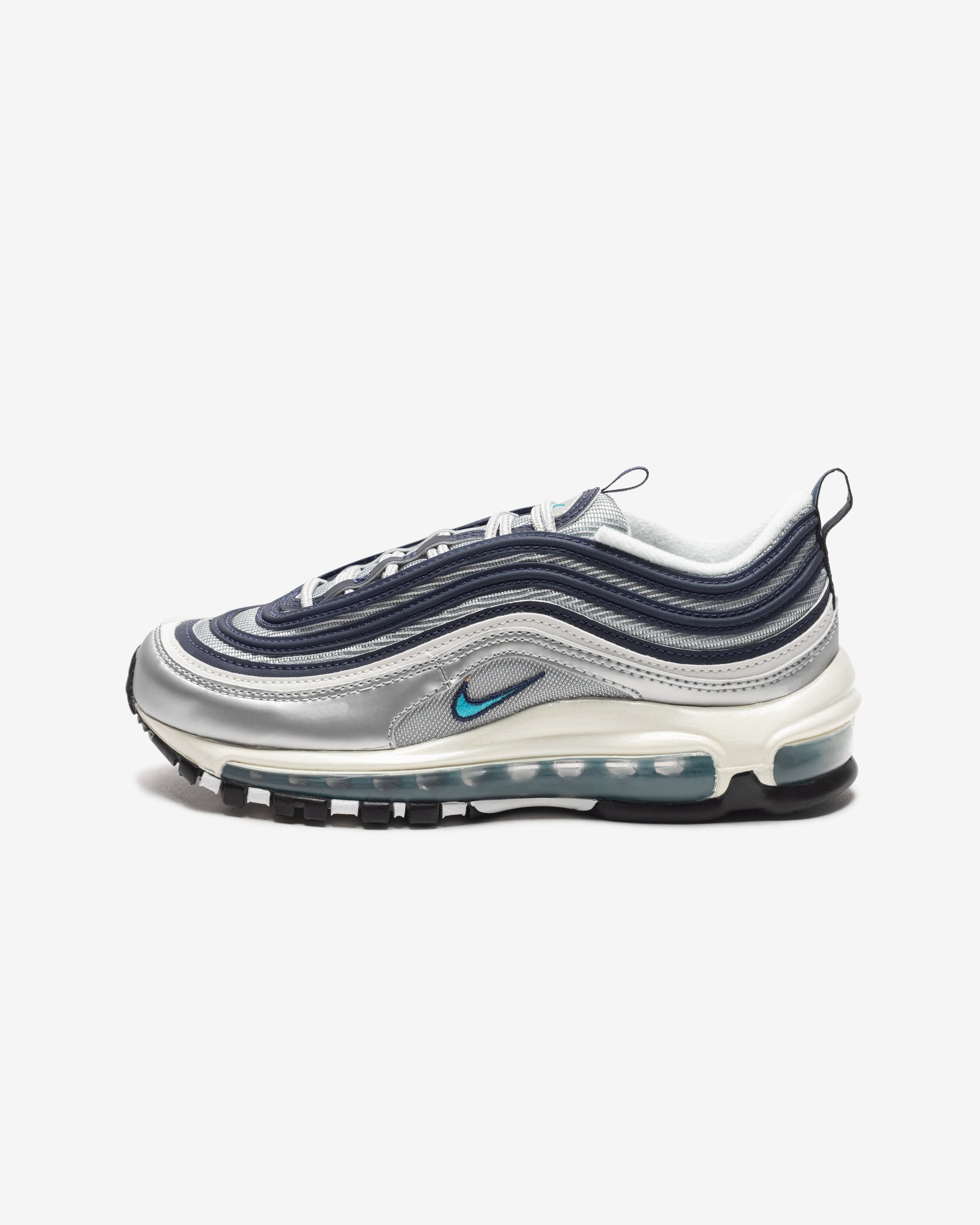 NIKE WOMEN'S AIR MAX 97 - METALLICSILVER/ CHLORINEBLUE