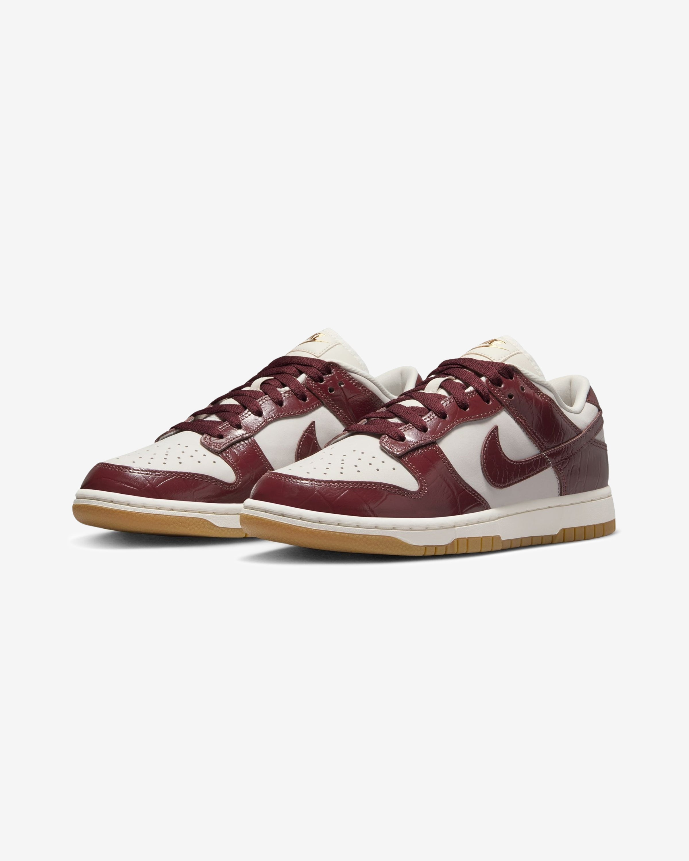 NIKE WOMEN'S DUNK LOW LX - PHANTOM/ DARKTEAMRED