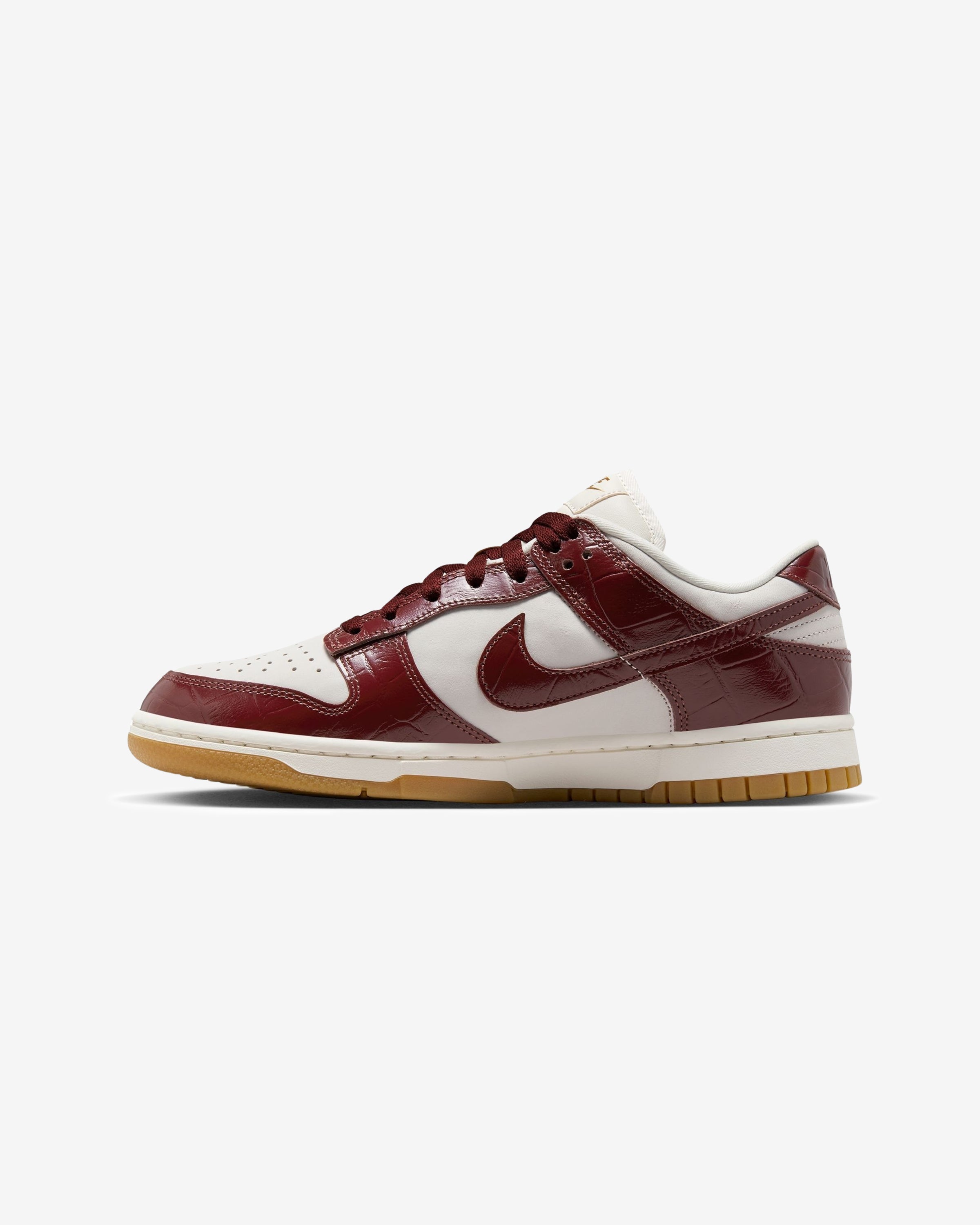 NIKE WOMEN'S DUNK LOW LX - PHANTOM/ DARKTEAMRED