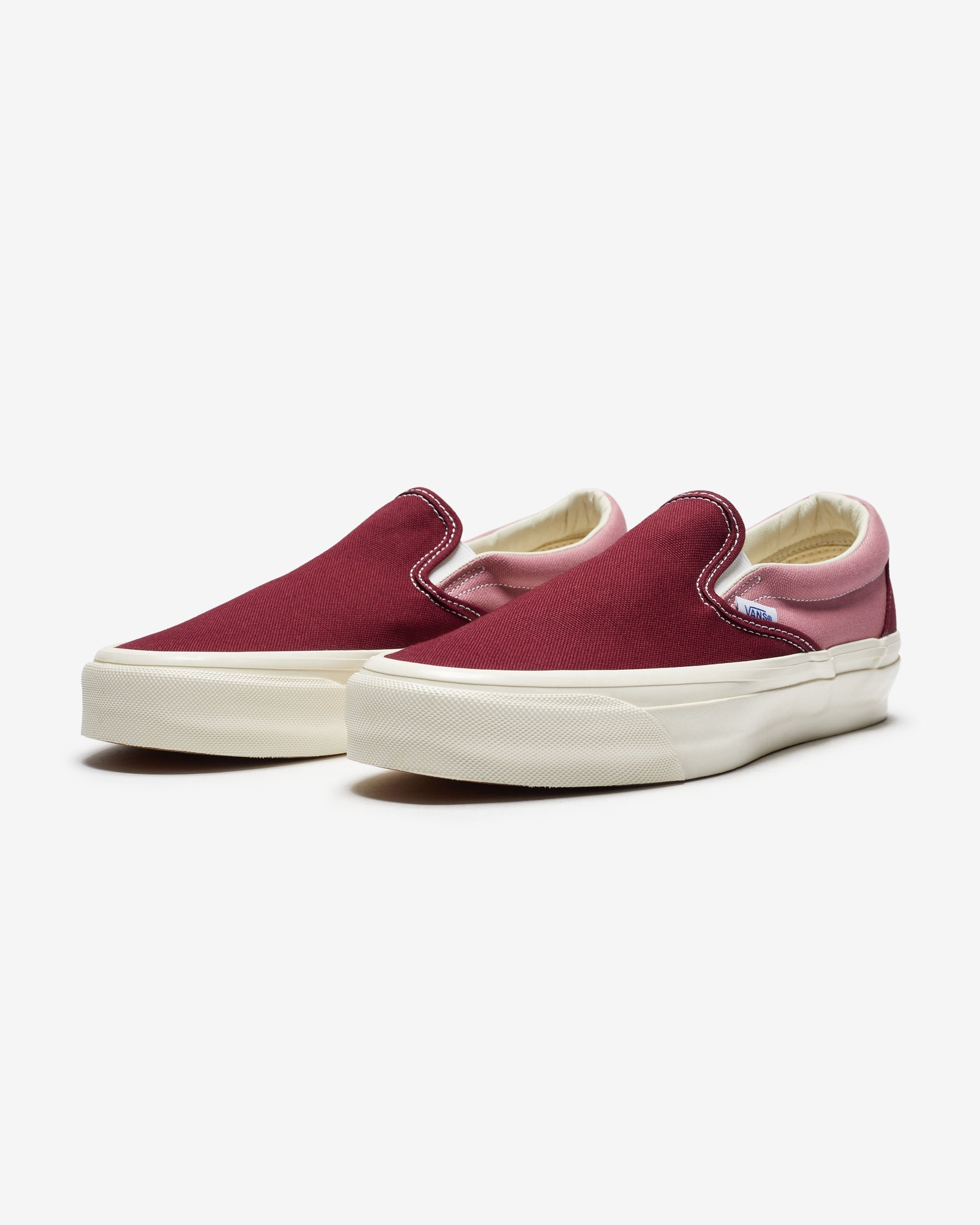 VANS PREMIUM SLIP-ON 98 - MAROON/ PINK