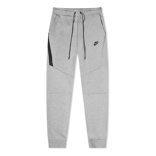 Nike Tech Fleece Jogger Pants Slim Fit Sports Long Pants Gray 805163-063