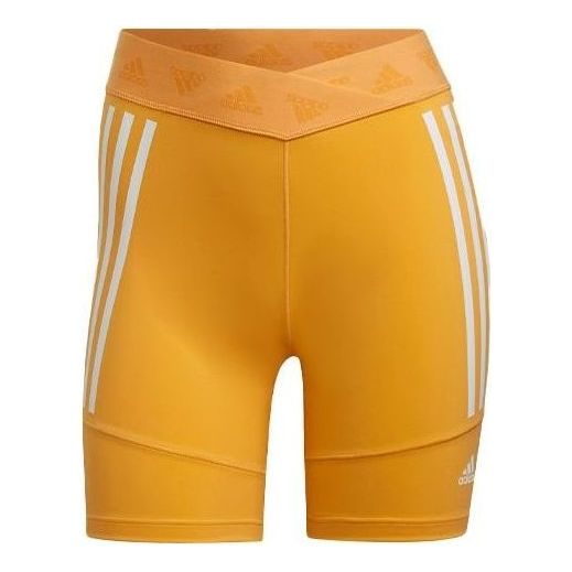 (WMNS) adidas Speed Creation Shorts 'Orange White' H65064