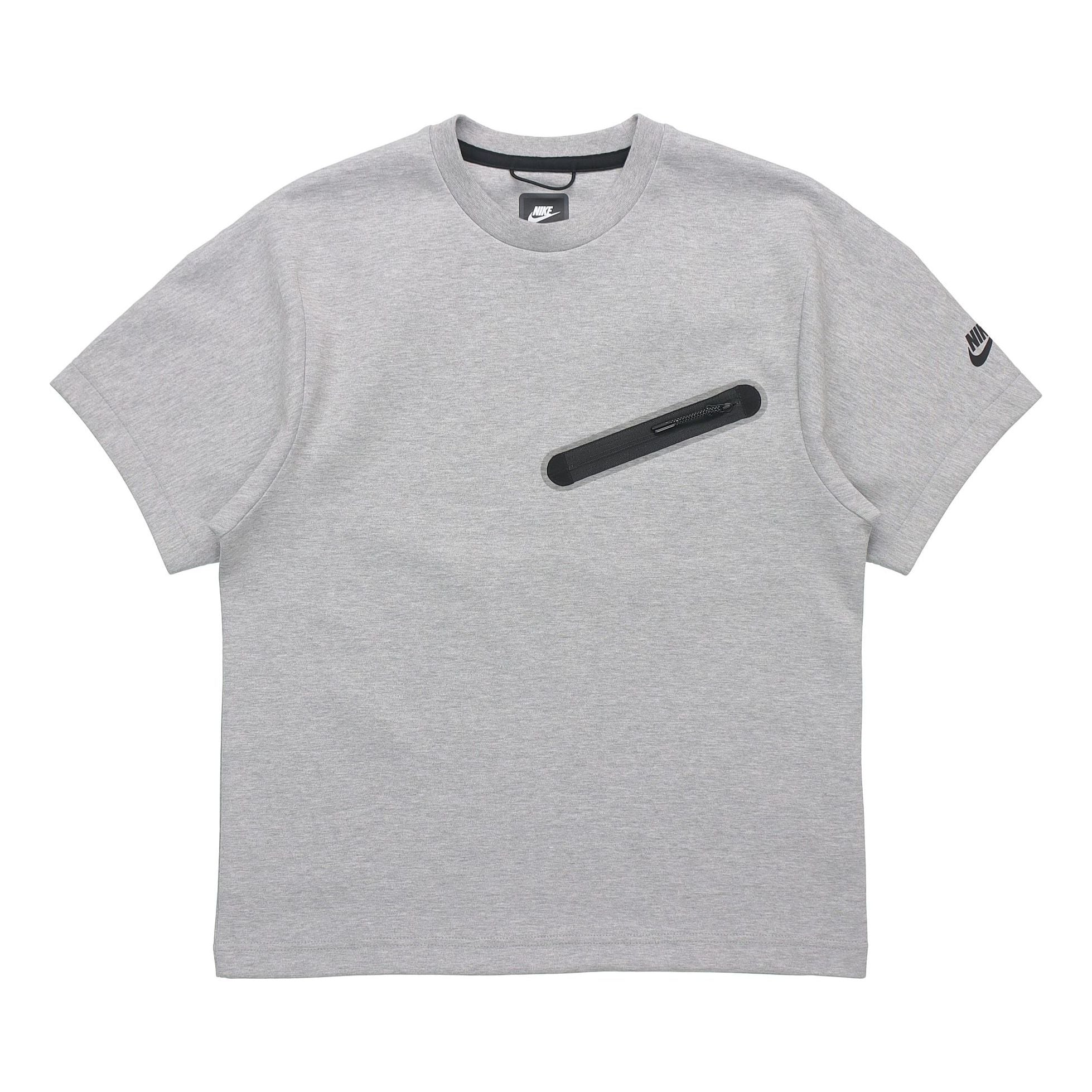 Nike Sportswear NSW TECH FLEECE Short Sleeve dark grey Gray CZ3504-063